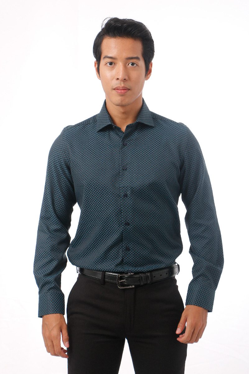 Printed Long Sleeve Shirt – Malaysia's Best Online Fabric Store – Kamdar